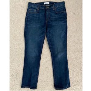 LOFT medium wash straight leg jeans